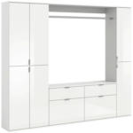Möbelix Garderobe Projekt X 3-teilig Weiß B: 212 Cm