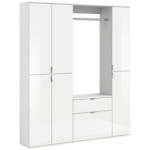 Möbelix Garderobe Projekt X 3-teilig Weiß B: 152 Cm