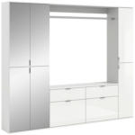 Möbelix Garderobe Projekt X 4-teilig Weiß B: 212 Cm