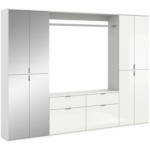 Möbelix Garderobe Projekt X 3-teilig Weiß B: 243 Cm