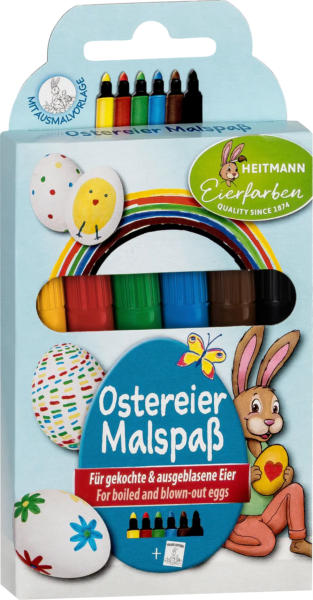 Dekorieren & Einrichten Ostereier Malspaß, Malstifte