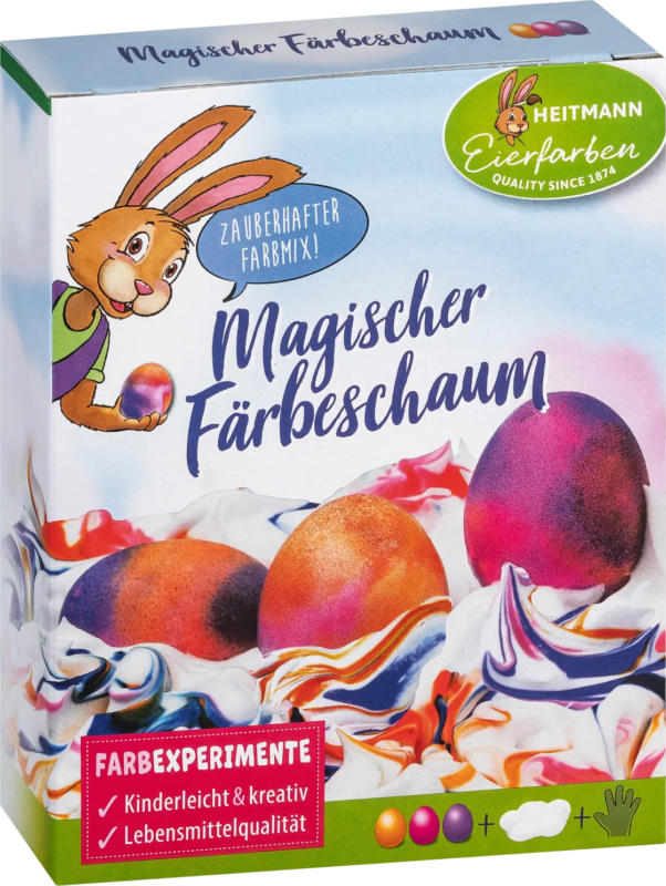 Dekorieren & Einrichten Eierfarben Magischer Färbeschaum