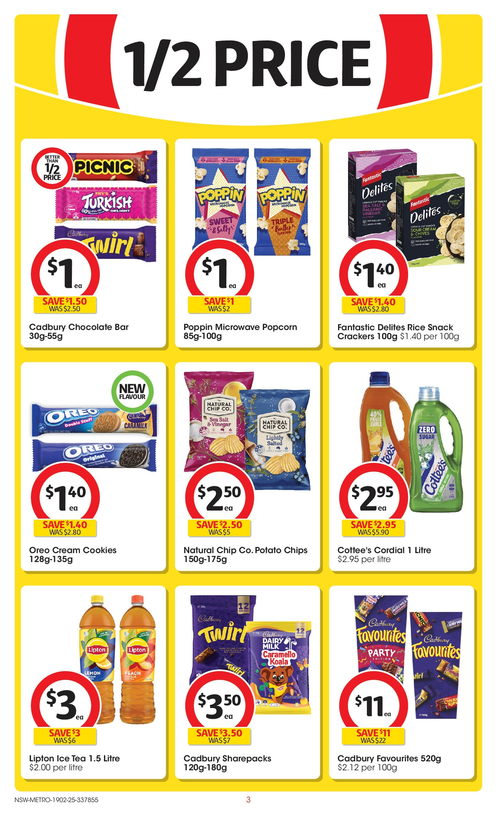 ﻿﻿Coles catalogue valid from 19/02/2025 > Online Australia | Page: 3 | Products: Chocolate, Rice, Peach, Vinegar