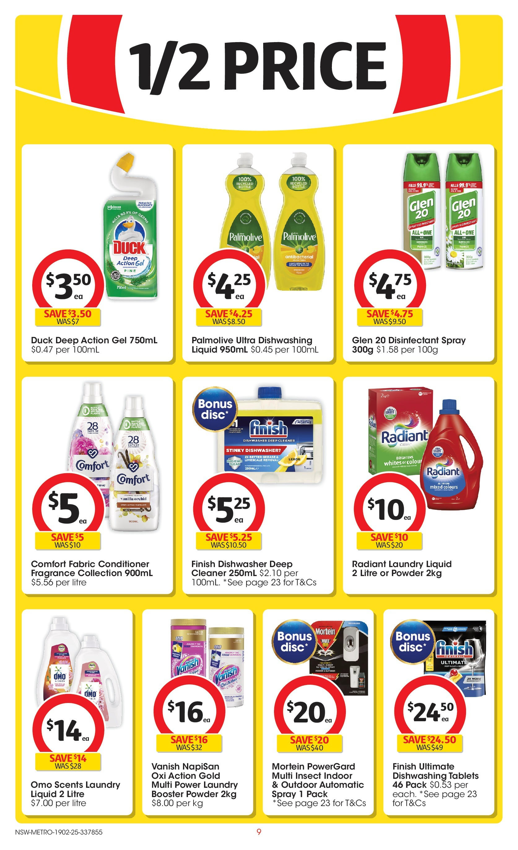 ﻿﻿Coles catalogue valid from 19/02/2025 > Online Australia | Page: 9 | Products: Duck, Conditioner, Laundry, Tablets