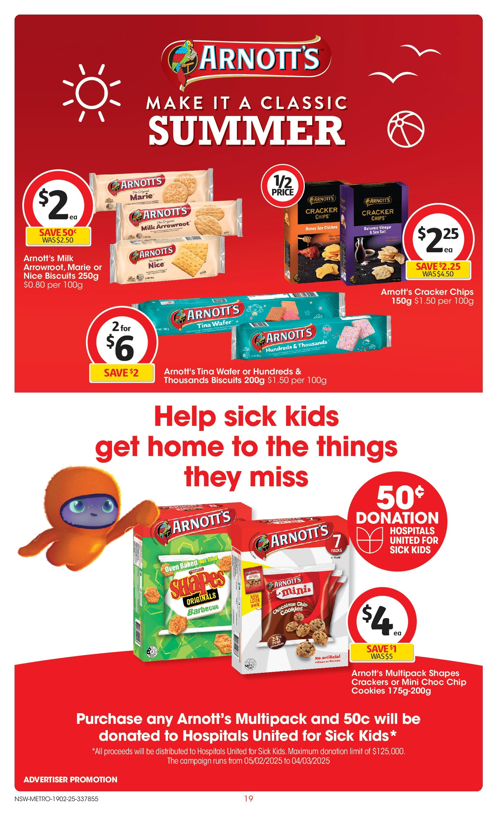 ﻿﻿Coles catalogue valid from 19/02/2025 > Online Australia | Page: 19 | Products: Chicken, Chips, Biscuits, Vinegar