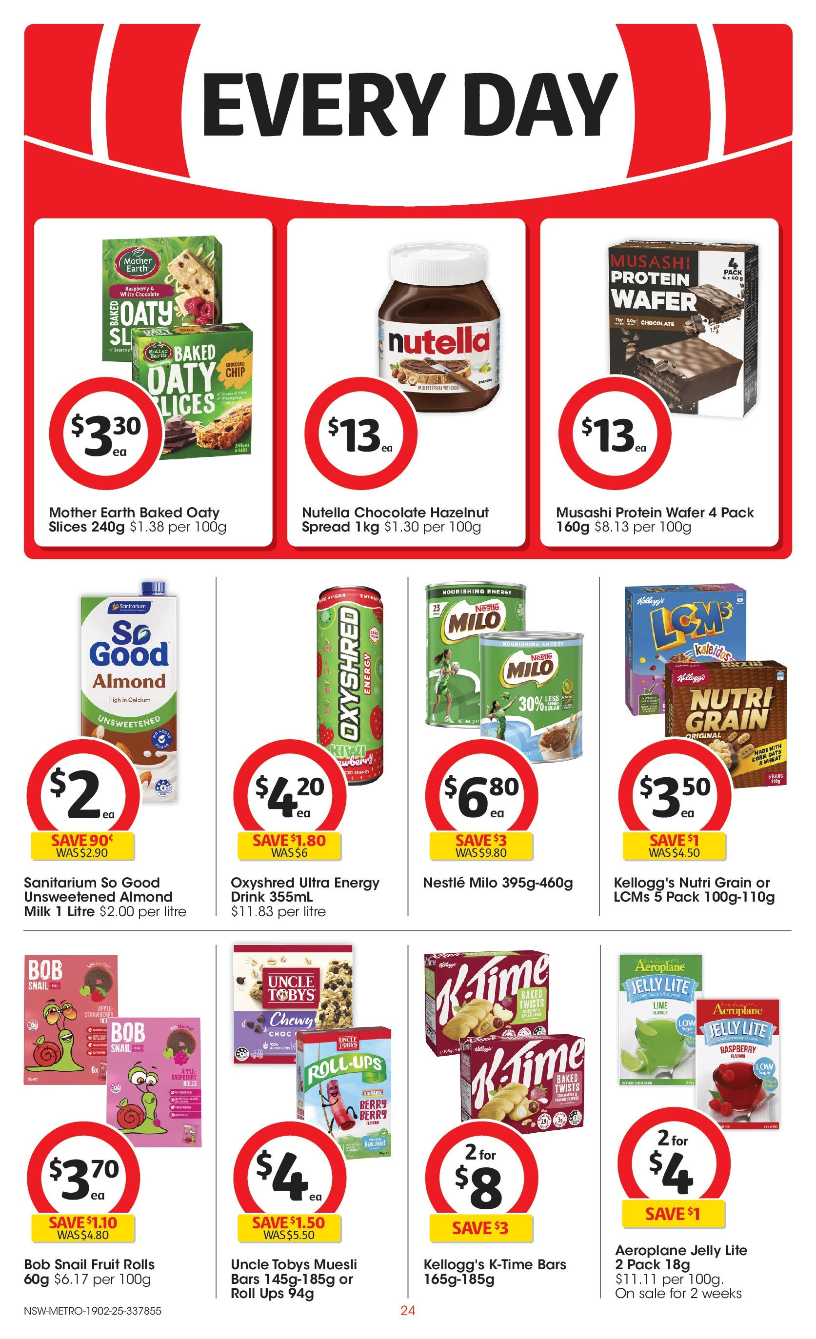 ﻿﻿Coles catalogue valid from 19/02/2025 > Online Australia | Page: 24 | Products: Oats, Wheat, Raspberry, UPS