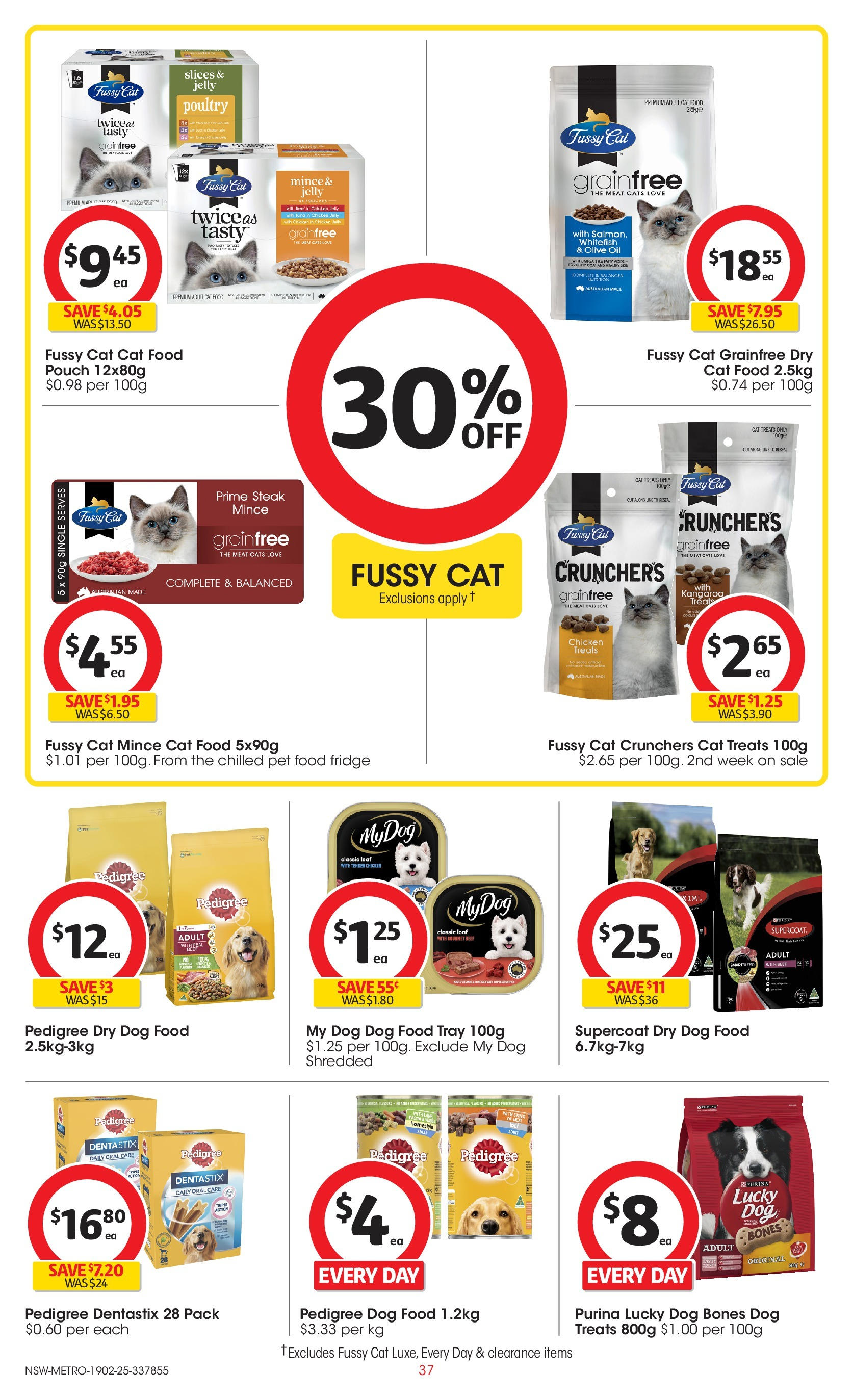 ﻿﻿Coles catalogue valid from 19/02/2025 > Online Australia | Page: 37 | Products: Meat, Pasta, Dog food, Steak