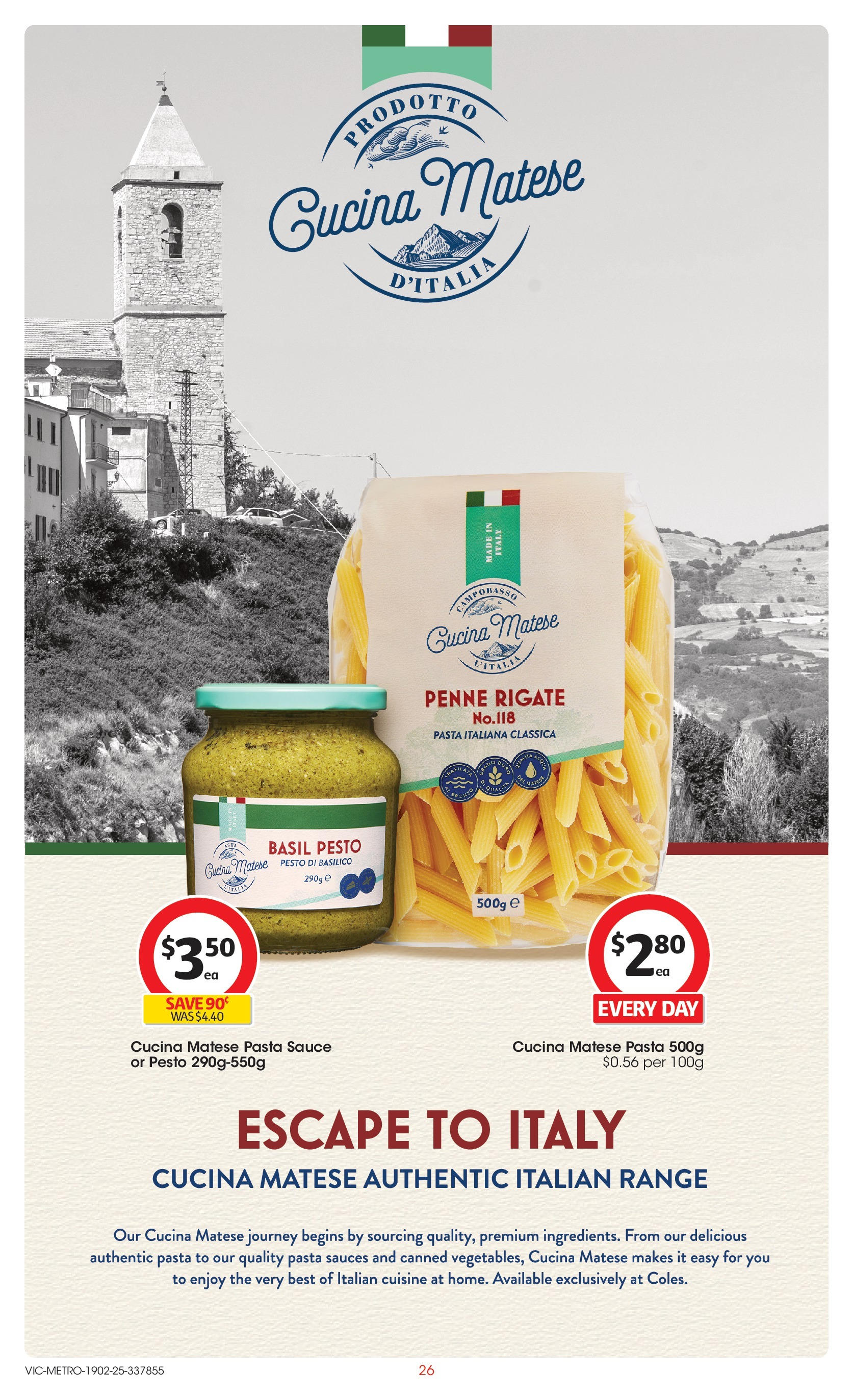 ﻿﻿Coles catalogue valid from 19/02/2025 > Online Australia | Page: 26 | Products: Pasta, Sauce