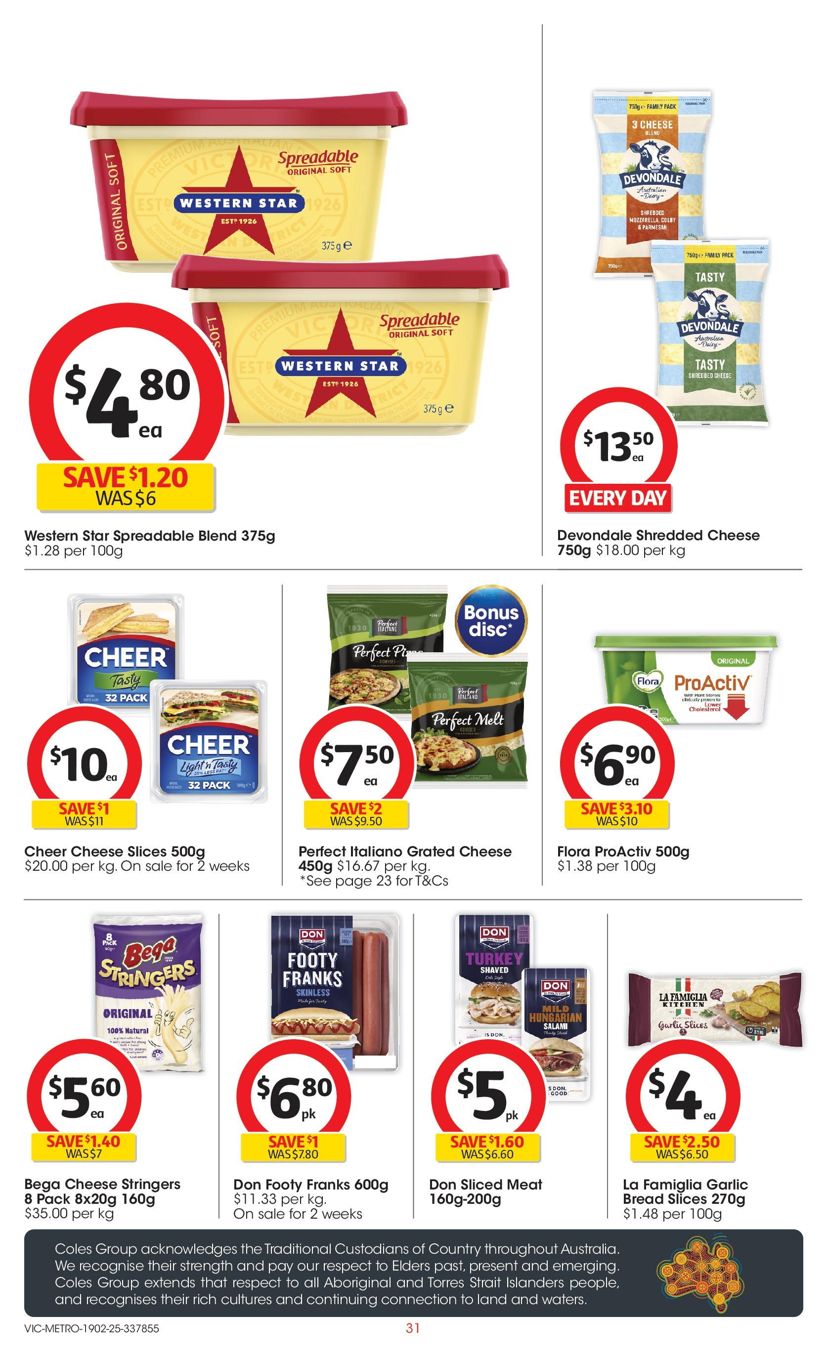 ﻿﻿Coles catalogue valid from 19/02/2025 > Online Australia | Page: 31 | Products: Bread, Meat, Garlic, Turkey