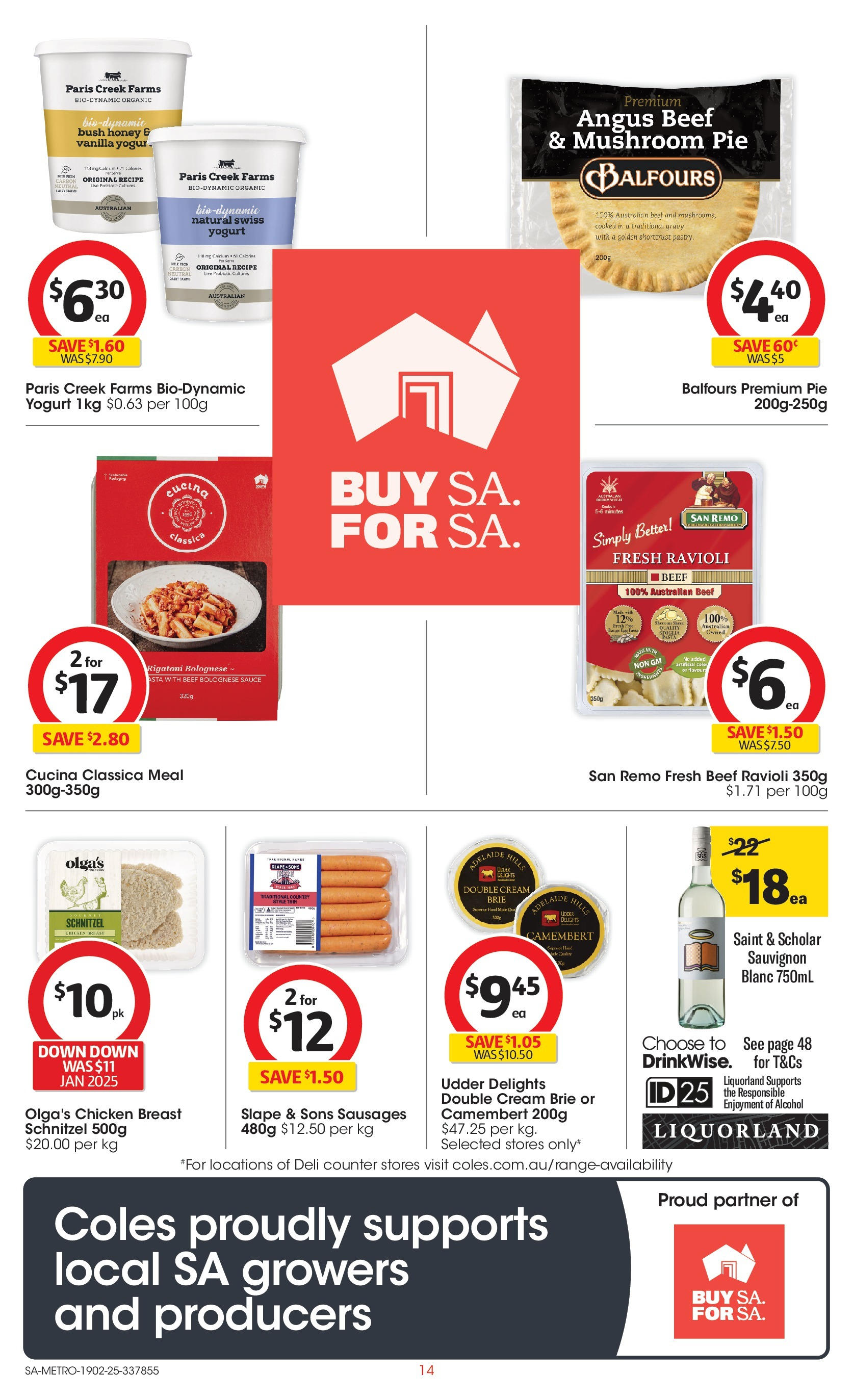 ﻿﻿Coles catalogue valid from 18/02/2025 > Online Australia | Page: 14 | Products: Chicken, Beef, Cream, Sauce