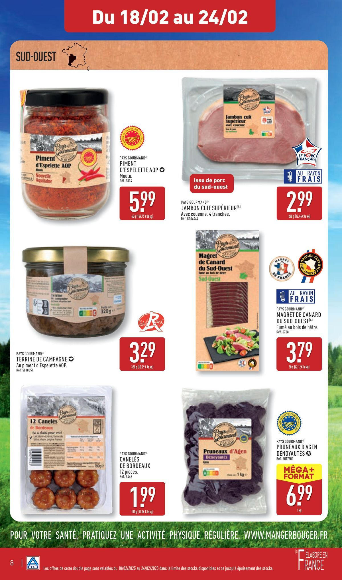 Catalogue NOS ARRIVAGES PAYS GOURMAND, page 00008