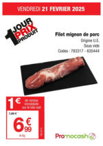 Promocash 1 jour prix produit - au 21.02.2025