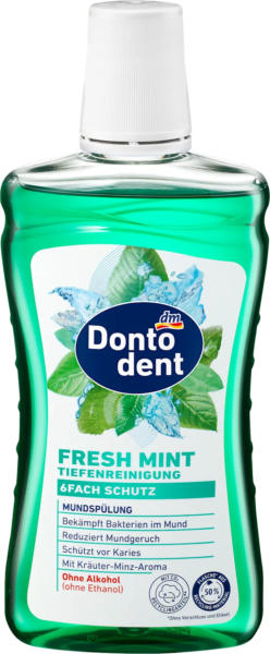 Dontodent Mundspülung Fresh Mint Tiefenreinigung