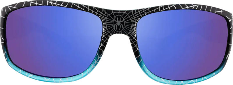 SUNDANCE Sonnenbrille Kids schwarz blau mit Spinne & Spinnennetz