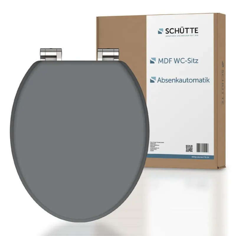 Wc-sitz Grau Mit Absenkautomatik B: 43,5 Cm