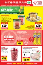 Interspar: Interspar újság érvényessége 2025.2.26ig - 2025.02.26 napig