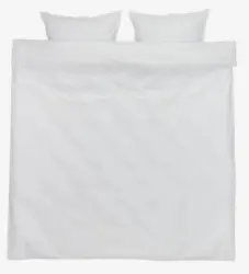 JYSK Lenjerie pat INGEBORG Satin 200x220 albă