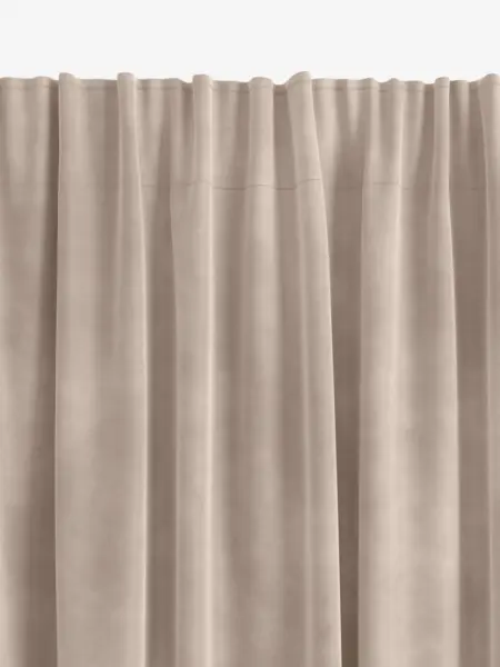 JYSK Завеса AUSTRA 1x140x300 кадифе бежова