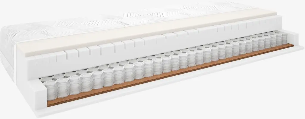 JYSK Матрак с пружини 90x190 см REVA бял, твърд