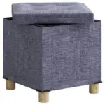 Möbelix Hockerbank Sizos M Hellgrau B: 38 cm