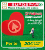 Eurospar 20 euro in buoni spesa - al 02.03.2025