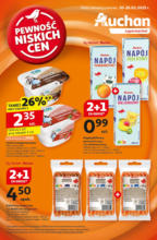 Gazetka Pewność Niskich Cen Supermarket Auchan – do 26.02.2025