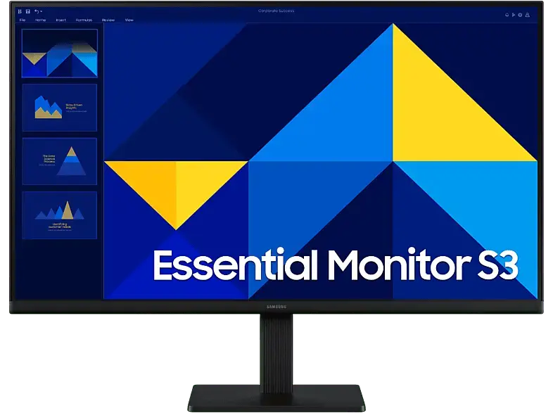 Samsung LS27D300GAUXEN Monitor, 27 Zoll Full-HD, 100 Hz, 5 ms, Schwarz