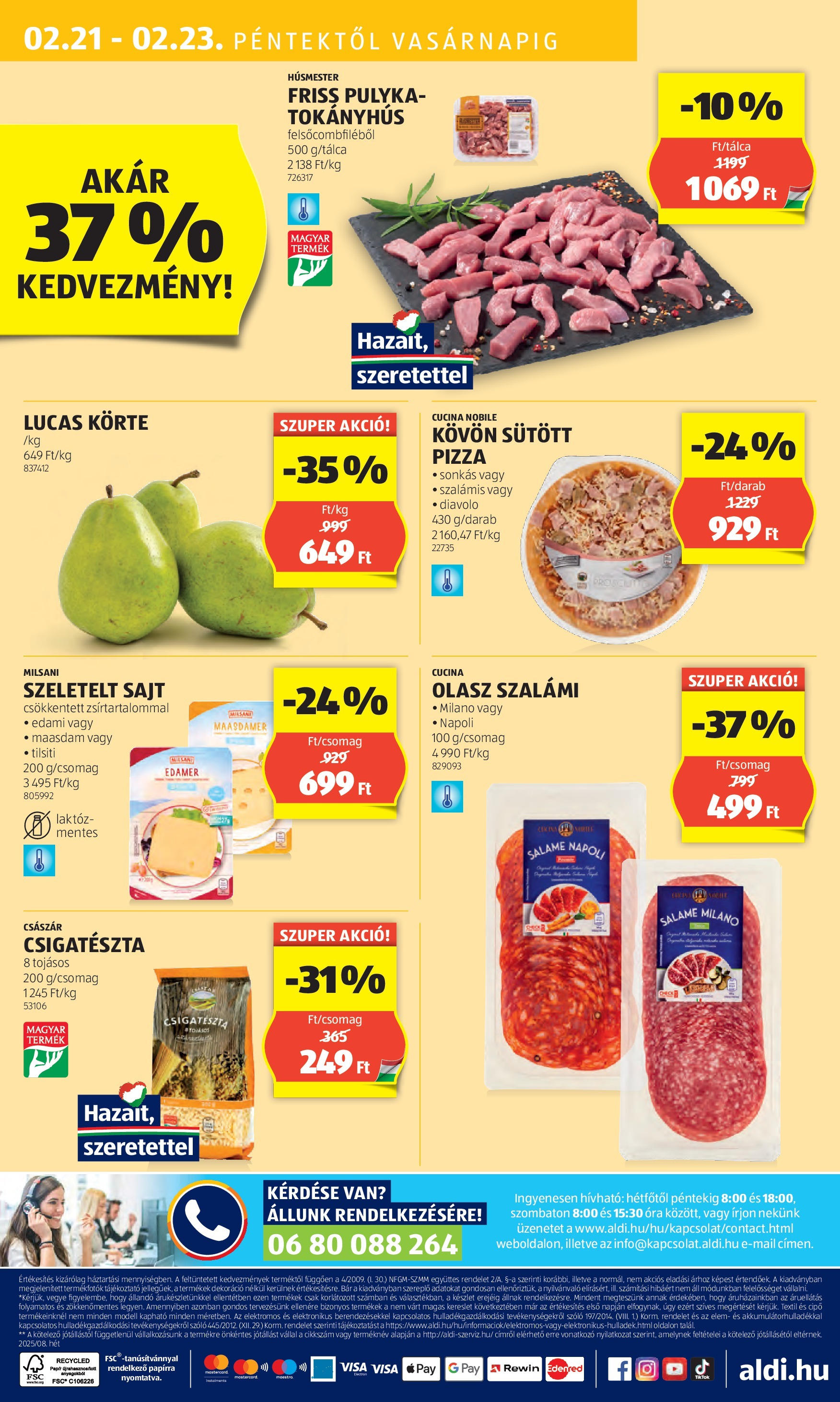 Aldi Akciós újság - 2025.02.20. -tól/töl > akció, lapozható szórólap 🛍️ | Oldal: 60 | Termékek: Szőlő, Pizza, Óra, Dekoráció