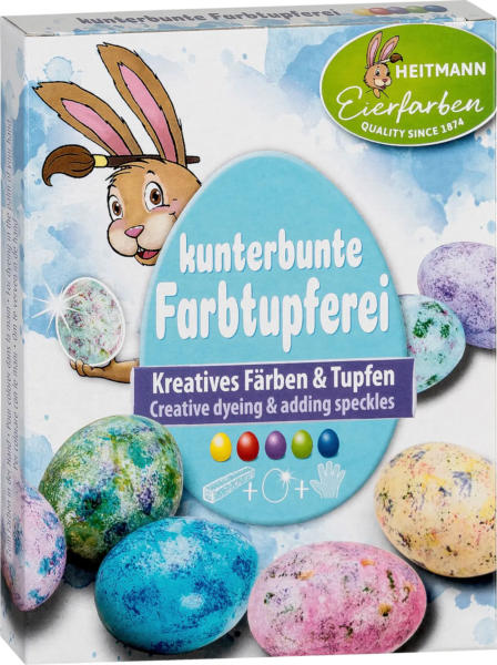 Dekorieren & Einrichten Eierfarben kunterbunte Farbtupferei