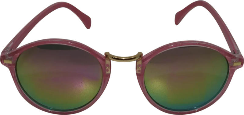 SUNDANCE Sonnenbrille Erwachsene rosa Gestell & bunt verspiegelten Gläsern