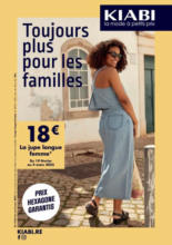 Toujours plus pour les familles