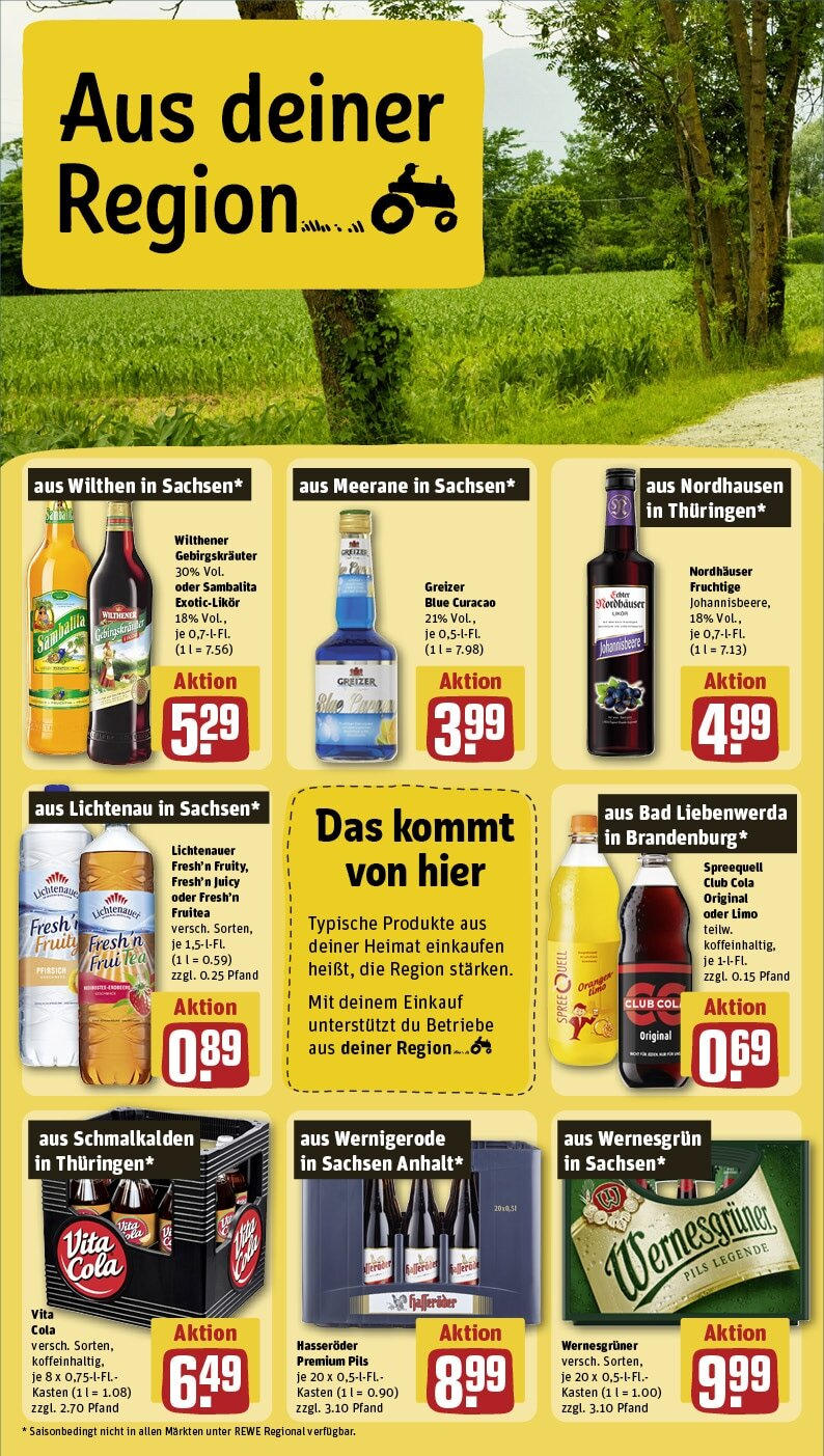 Rewe Prospekt 	 (ab 24.02.2025) zum Blättern » Angebote | Seite: 28 | Produkte: Wilthener, Wilthener gebirgskrauter, Pils, Hasseröder