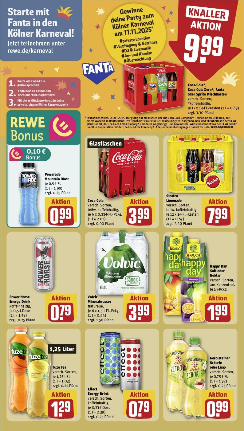 Rewe - Rewe: Wochenangebote (ab 24.02.2025) zum Blättern » Angebote | Seite: 21 | Produkte: Sprite, Cola, Mineralwasser, Gerolsteiner