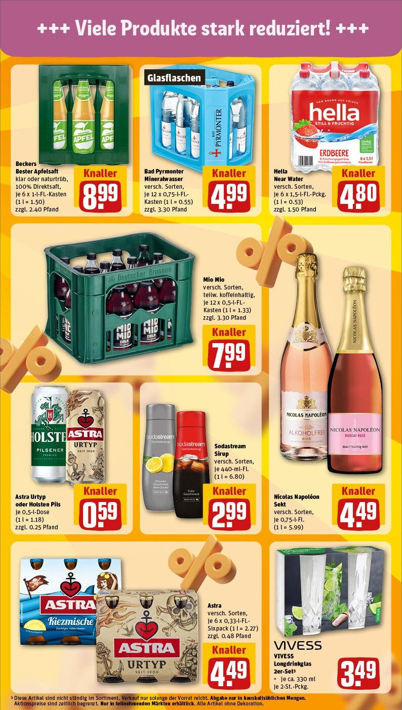 Rewe - Rewe: Wochenangebote (ab 24.02.2025) zum Blättern » Angebote | Seite: 17 | Produkte: Sekt, Pils, Astra, Sirup