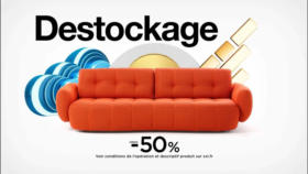 DESTOCKAGE JUSQU'À - 50%