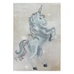 Möbelix Kinderteppich Einhorn Grau/ Gelb Funny Yellow 160x230 Cm