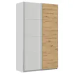 Möbelix Schwebetürenschrank Feldkirch 136cm Champagner/Eiche Artisan