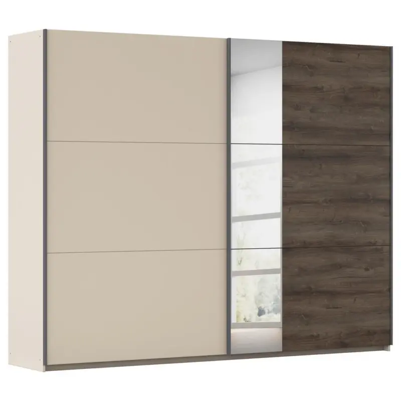 Schwebetürenschrank Sajo-Extra 261cm, Champagner