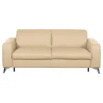 Möbelix Schlafsofa Aloe Echtleder Beige B: 204 cm
