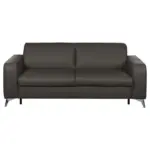 Möbelix Schlafsofa Aloe Echtleder Dunkelbraun B: 204 cm