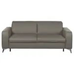 Möbelix Schlafsofa Aloe Echtleder Schlammfarben B: 204 cm