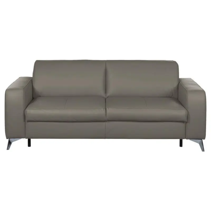 Schlafsofa Aloe Echtleder Schlammfarben B: 204 cm