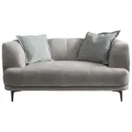 Möbelix 2-Sitzer-Sofa Lou Graubraun, 166 cm