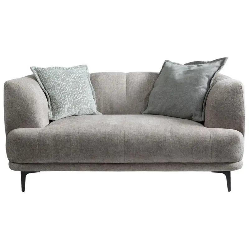 2-Sitzer-Sofa Lou Graubraun, 166 cm