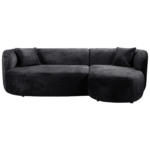 Möbelix Ecksofa Flick Schwarz, 264 Cm