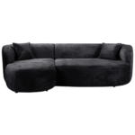 Möbelix Ecksofa Flick Schwarz, 143 Cm
