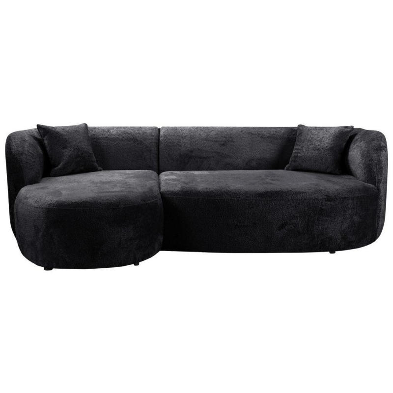 Ecksofa Flick Schwarz, 143 Cm