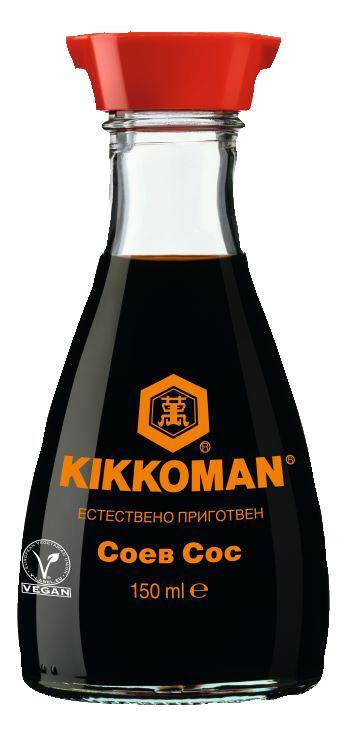 Kikkoman Соев сос с дозатор различни видове