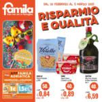 Famila Risparmio e qualita - al 05.03.2025