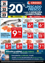 20% en pescado fresco, también carnicería y charcutería